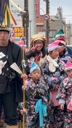 八戸えんぶり☆大黒舞のかな子ちゃんを追っかけ♡の記事動画