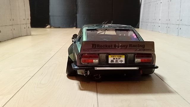 フェアレディ240Z 改 パンデムフルエアロ パープル/グリーン偏光