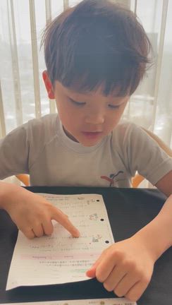 いよいよ4月！5歳息子の習い事・学習記録の記事動画