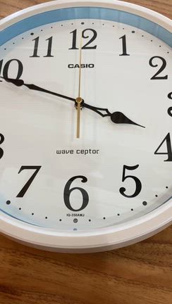 人生初の電波時計。次男が生まれる前からの壁掛け時計の買い替えの記事動画