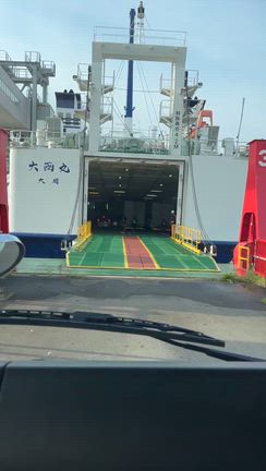 北海道函館港からフェリー乗船しました、本州へ帰ります！の記事動画