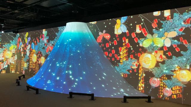 動き出す浮世絵展とクリムトアライブの記事動画