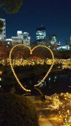 街は輝くイルミネーションの記事動画