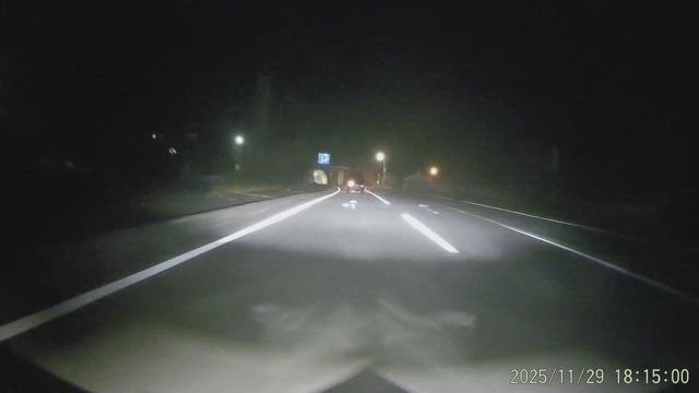 夜の川根路は暗くて怖かったです♪の記事動画