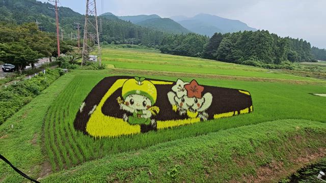 田んぼアートの記事動画