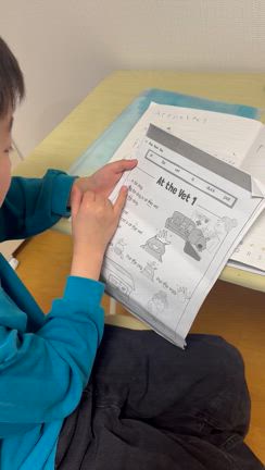 鍵盤楽器と英語の記事動画