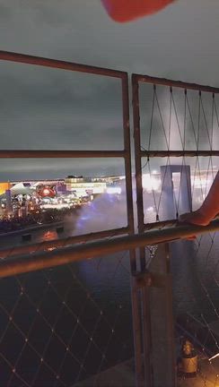 ウォータープラザショーとその後の記事動画