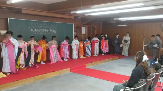 親子着付け教室の発表会がありましたの記事動画