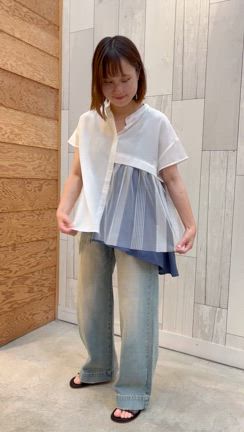 ☆チュール切替シャツの記事動画