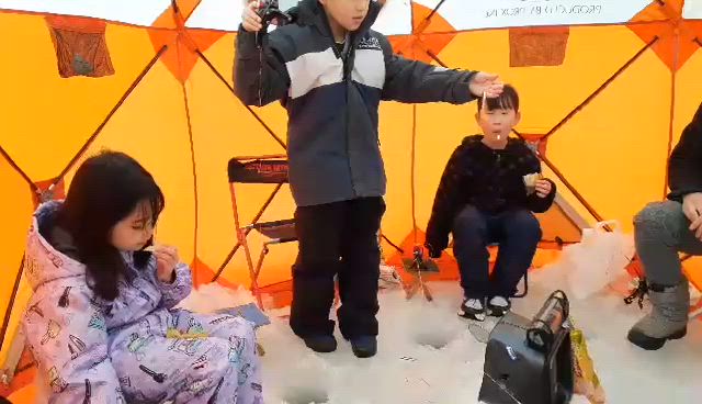 3/19岩洞湖氷上ワカサギ釣り釣果情報♪の記事動画