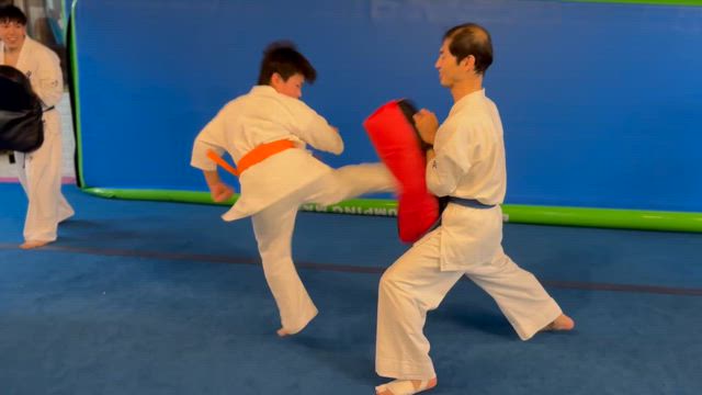 後ろ蹴り〜御幸道場一般クラス〜の記事動画