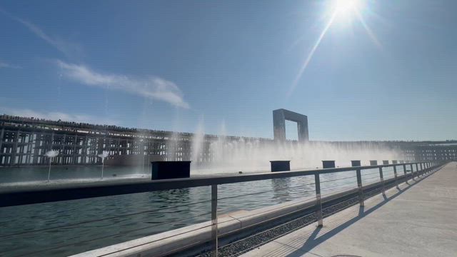 万博⑦昼の噴水ショー動画。その他写真と記録♡の記事動画