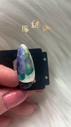 狛江市　ネイル・マツエクサロン慧　アルコールインクアートの記事動画