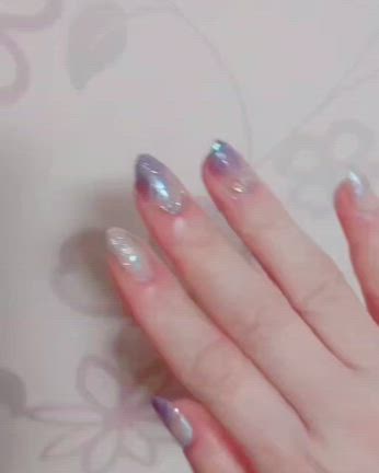 パープルラメグラデ♫の記事動画