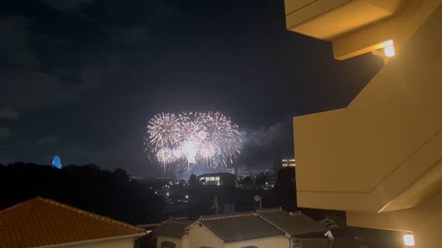 打ち上げ花火と果物のことの記事動画
