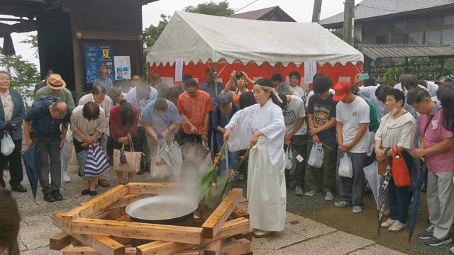 広峯神社の夏越の大祓、茅の輪くぐりへ！！の記事動画