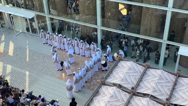 今日のレッスンとアラブ館の記事動画