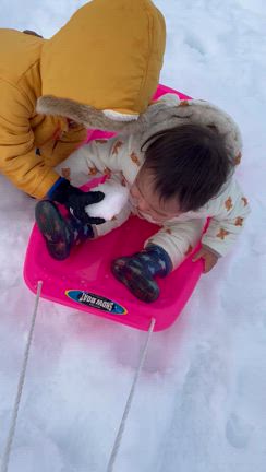 雪遊び❄️の記事動画