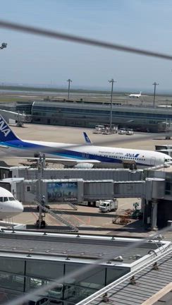 羽田空港をウロウロ(笑)の記事動画