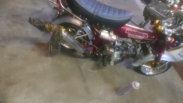 （動画あり）モンキー　ヨンフォア　レプリカ　ダックス　エンジン不調ですの記事動画