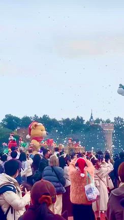 レベチだったXmasディズニーのパレードの記事動画