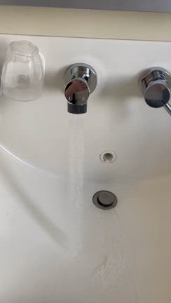 洗面所、水が使える！修理完了！片づけ完了！の記事動画