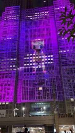 土日祝限定！都庁でポケモンカードのプロジェクションマッピング上映！の記事動画