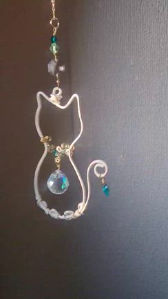 ねこねこサンキャッチャー【ラスト1点】 - moonstone