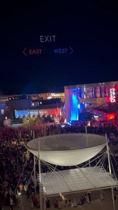 昼食＆ラムネのベッド＆万博　ドローンショー等の記事動画