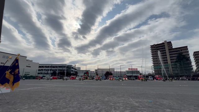 東大和市消防団出初式の記事動画