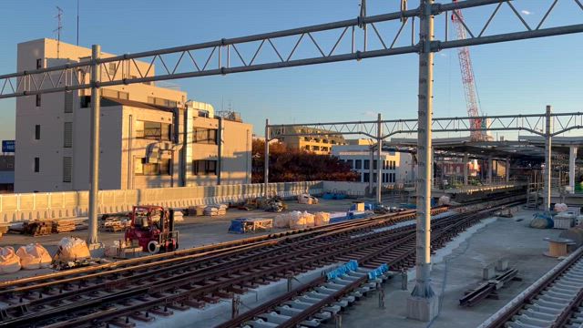 西武線東村山駅付近の連続立体交差事業を視察の記事動画