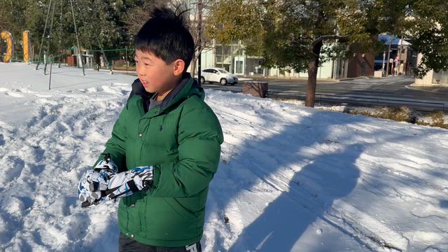 え⁉️ここ大分よな？❄️ 雪だるまが作れた奇跡の朝の記事動画