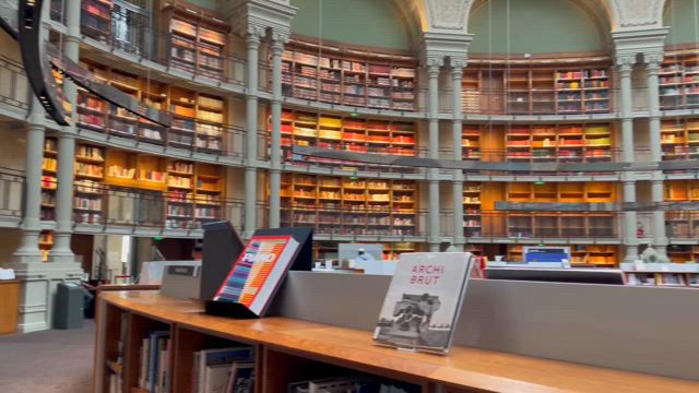 開会式にも写ってたパリのおすすめスポット⭐︎リシュリュー図書館の記事動画