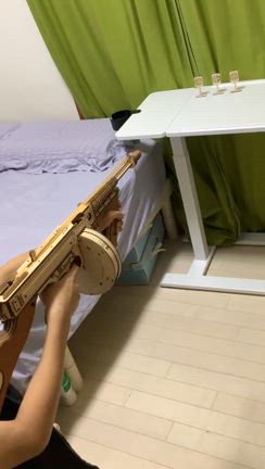 知育玩具立体パズル・最強の輪ゴム鉄砲を自由研究にするなら…の記事動画