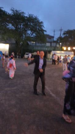 地元、相原当麻田自治会の「納涼盆踊り大会」への記事動画