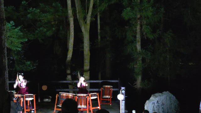 中秋の名月 白山さんへの記事動画