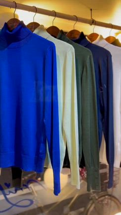 バンブーニットのタートルネック、今年も入荷しました✨✨の記事動画