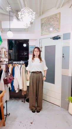 神戸パーソナルカラー診断シトロンベベです。第3032回『パンツ＆マフラー♪』の記事動画