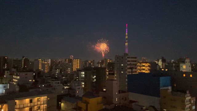 隅田川花火大会2025　知人の家でしみじみと堪能してきましたの記事動画