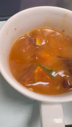 アマノフーズ ひきわり豆のトマトカレー 食べてみたの記事動画