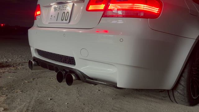 E92 M3 マフラー仕様変更の記事動画