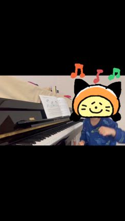 ウキウキ気分の年長君♪【廿日市市おきむらピアノリトミック教室】の記事動画