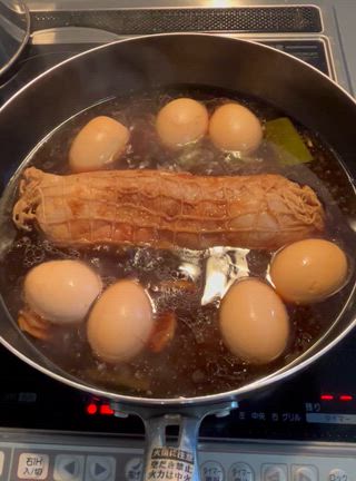 昨晩は煮豚と能登酒〈松波酒造さん 金冠大江山GO純米大吟醸直汲み生原酒〉の記事動画