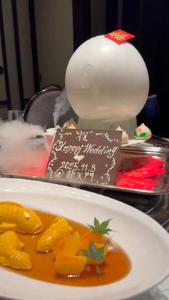 ビックリだらけのお祝い感謝ディナー@『龍天門』の記事動画