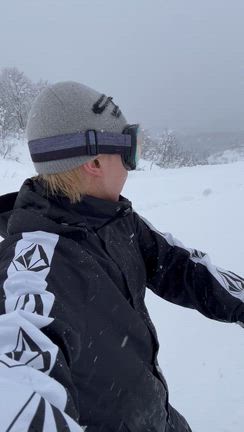 母親が撮ってくれた僕とえれちゃんの滑り！の記事動画