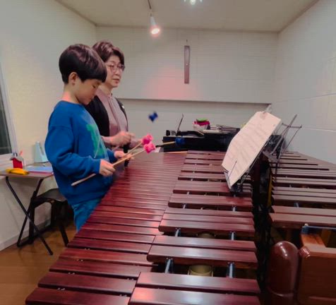 小学1年生Kくん合格　名古屋マリンバ教室の記事動画