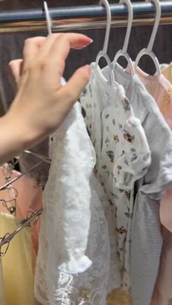 赤ちゃんの服を洗濯しました！！♡の記事動画