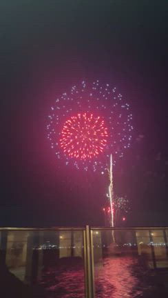 株主優待で、今年も江ノ島スパで花火鑑賞の記事動画