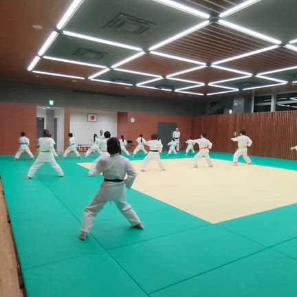 熱気あふれる武道場⭐️中野区空手道教室の記事動画