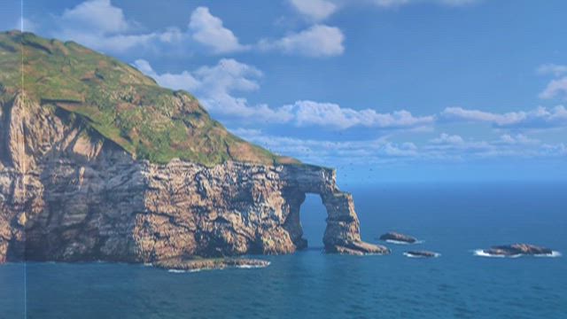 領土・主権展示館にGOの記事動画